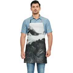 Whale In Clouds Kitchen Apron by goljakoff