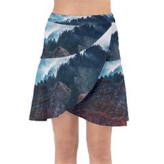 Dream Whale Wrap Front Skirt by goljakoff
