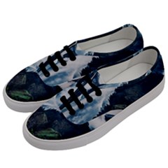 Blue Whales Dream Men s Classic Low Top Sneakers by goljakoff