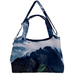 Blue Whales Dream Double Compartment Shoulder Bag by goljakoff