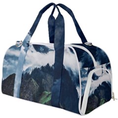 Blue Whales Dream Burner Gym Duffel Bag by goljakoff