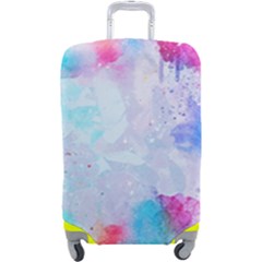 Rainbow Paint Luggage Cover (large) by goljakoff