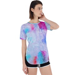 Rainbow Paint Perpetual Short Sleeve T-shirt by goljakoff