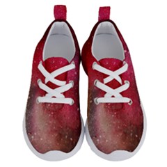 Red Galaxy Paint Running Shoes by goljakoff
