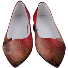 Red Galaxy Paint Women s Block Heels  by goljakoff
