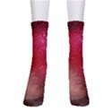 Red galaxy paint Men s Crew Socks View1