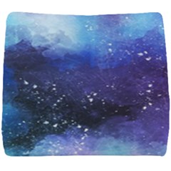 Blue Space Paint Seat Cushion by goljakoff