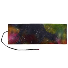 Color Splashes Roll Up Canvas Pencil Holder (m) by goljakoff