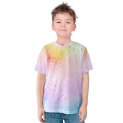 Rainbow splashes Kids  Cotton Tee