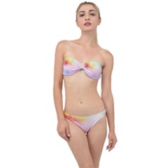 Rainbow Splashes Classic Bandeau Bikini Set by goljakoff
