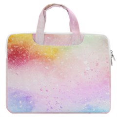 Rainbow Splashes Double Pocket Laptop Bag by goljakoff