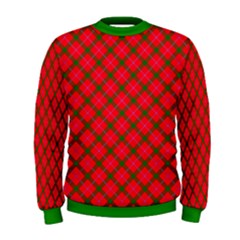 Holiday Plaid Christmas Tartan Men s Sweatshirt by dressshop