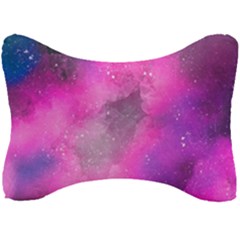 Purple Space Seat Head Rest Cushion by goljakoff
