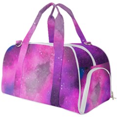 Purple Space Burner Gym Duffel Bag by goljakoff