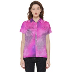 Purple Space Short Sleeve Pocket Shirt by goljakoff