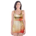 Golden paint Skater Dress Swimsuit View1