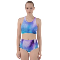 Metallic Paint Racer Back Bikini Set by goljakoff