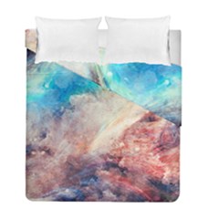 Galaxy Paint Duvet Cover Double Side (full/ Double Size) by goljakoff