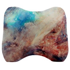 Galaxy Paint Velour Head Support Cushion by goljakoff