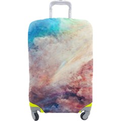 Galaxy Paint Luggage Cover (large) by goljakoff