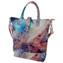 Galaxy paint Buckle Top Tote Bag View1