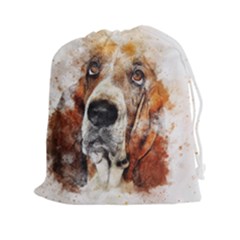 Dog Drawstring Pouch (2xl) by goljakoff