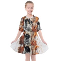 Dog Kids  All Frills Chiffon Dress by goljakoff