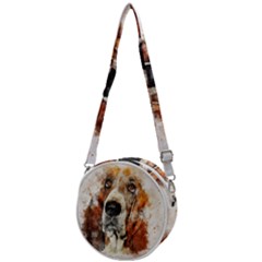 Dog Crossbody Circle Bag by goljakoff