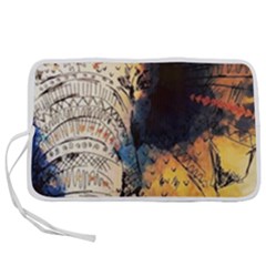 Elephant Mandala Pen Storage Case (m) by goljakoff