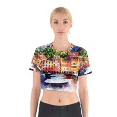 Boat Cotton Crop Top by goljakoff