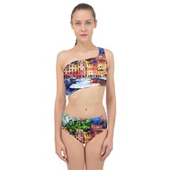 Boat Spliced Up Two Piece Swimsuit by goljakoff