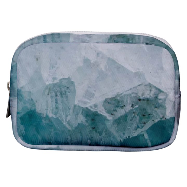 Blue green waves Make Up Pouch (Small)