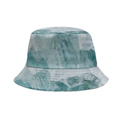 Blue Green Waves Inside Out Bucket Hat by goljakoff