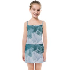 Blue Waves Kids  Summer Sun Dress by goljakoff