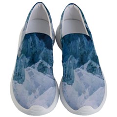 Blue Ocean Waves Women s Lightweight Slip Ons by goljakoff