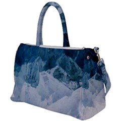 Blue Ocean Waves Duffel Travel Bag by goljakoff