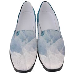 Blue Ocean Waves Women s Classic Loafer Heels by goljakoff