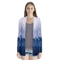 Blue Mountain Drape Collar Cardigan by goljakoff