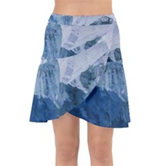 Blue Mountain Wrap Front Skirt by goljakoff