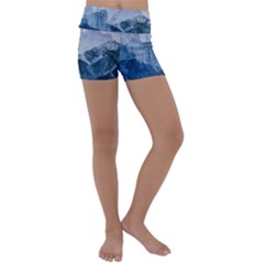 Blue Mountain Kids  Lightweight Velour Yoga Shorts by goljakoff