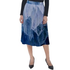 Blue Mountain Classic Velour Midi Skirt  by goljakoff