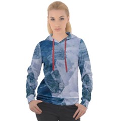 Blue Waves Women s Overhead Hoodie by goljakoff