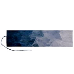 Blue Waves Roll Up Canvas Pencil Holder (l) by goljakoff