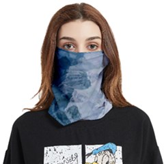 Blue Waves Face Covering Bandana (two Sides) by goljakoff