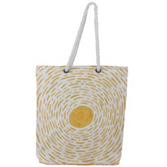 Sun Full Print Rope Handle Tote (large) by goljakoff