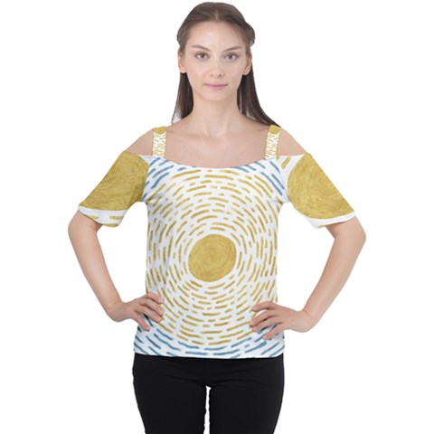 Sunshine Cutout Shoulder Tee by goljakoff