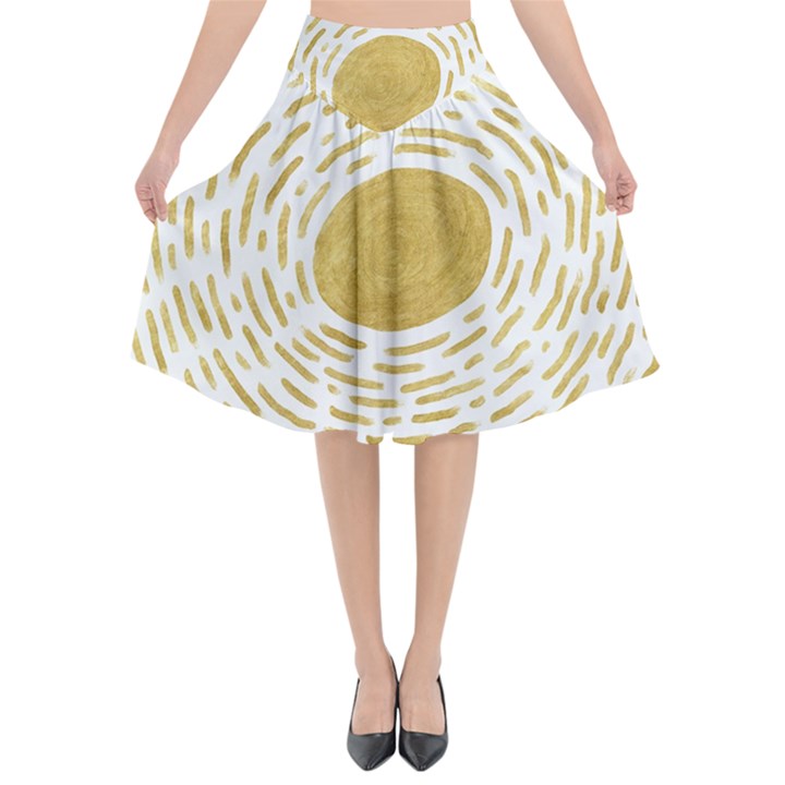 Sunshine Flared Midi Skirt