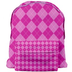 Pink Diamond Pattern Giant Full Print Backpack by ArtsyWishy