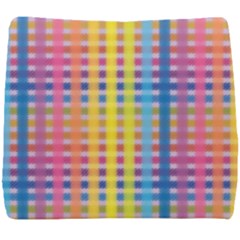Digital Paper Stripes Rainbow Colors Seat Cushion
