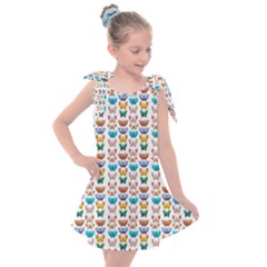 Butterfly Digital Paper Lace Kids  Tie Up Tunic Dress